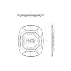 Quad Lock Adaptateur Téléphone QUADLOCK Universel V3 -Vélo Soldes Magasin adaptateur telephone quadlock universel v3 2