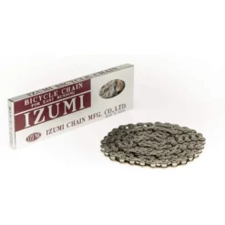 Chaîne Pignon Fixe IZUMI Standard Track ES410NP Silver -Vélo Soldes Magasin chaine pignon fixe izumi standard track es410np silver 1