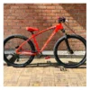 Custom Collective X Bikelife C100 Rouge Vermillon 2022 -Vélo Soldes Magasin collective bikes c100 orange