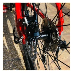 Custom Collective X Bikelife C100 Rouge Vermillon 2022 -Vélo Soldes Magasin collective bikes c100 orange 6