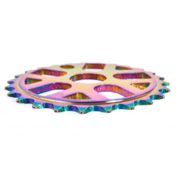 COURONNE KHE MVP ALU 25T Oil Slick -Vélo Soldes Magasin couronne khe mvp alu 25t oil slick 3