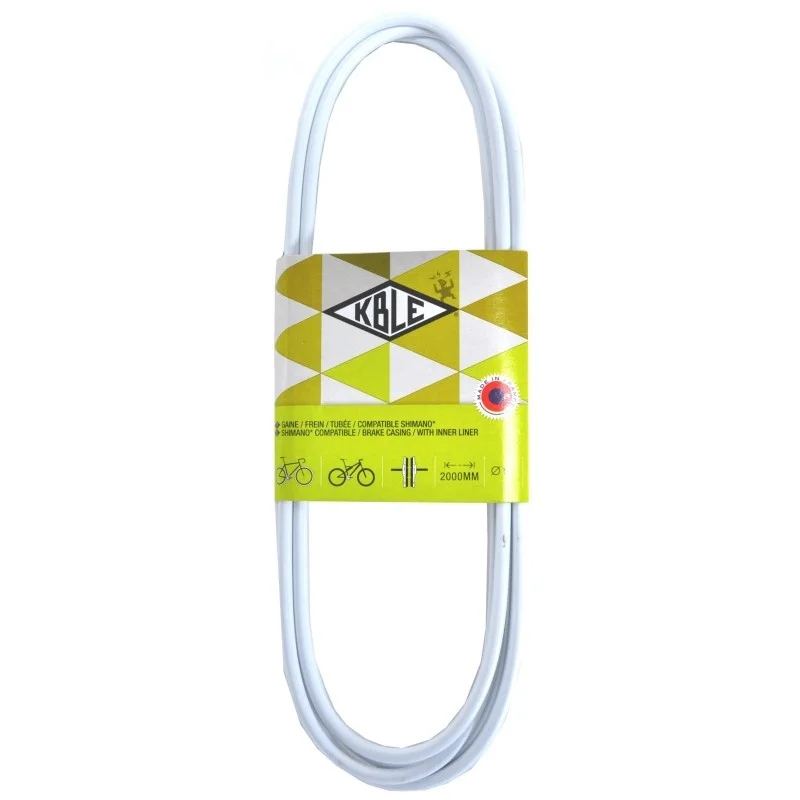 GAINE FREIN TEFLONEE BLANCHE DIAM. 5mm - 2 METRES 3 GAINE FREIN TEFLONEE BLANCHE DIAM. 5mm - 2 METRES