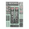 Kit De Stickers Fourche ROCKSHOCK -Vélo Soldes Magasin kit de stickers fourche rockshock