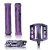 Pack DEMOLITION Pédales + Poignées Noir-Violet -Vélo Soldes Magasin pack demolition pedales poignees noir violet