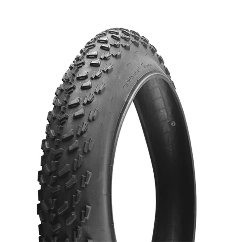 Paire De Pneus Fat Bike DELI 20" X 4.0 Noirs 4 Paire De Pneus Fat Bike DELI 20" X 4.0 Noirs – Image 2