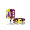 Pédales Demolition Trooper Jaune-violet Marble -Vélo Soldes Magasin pedales demolition trooper jaune violet marble