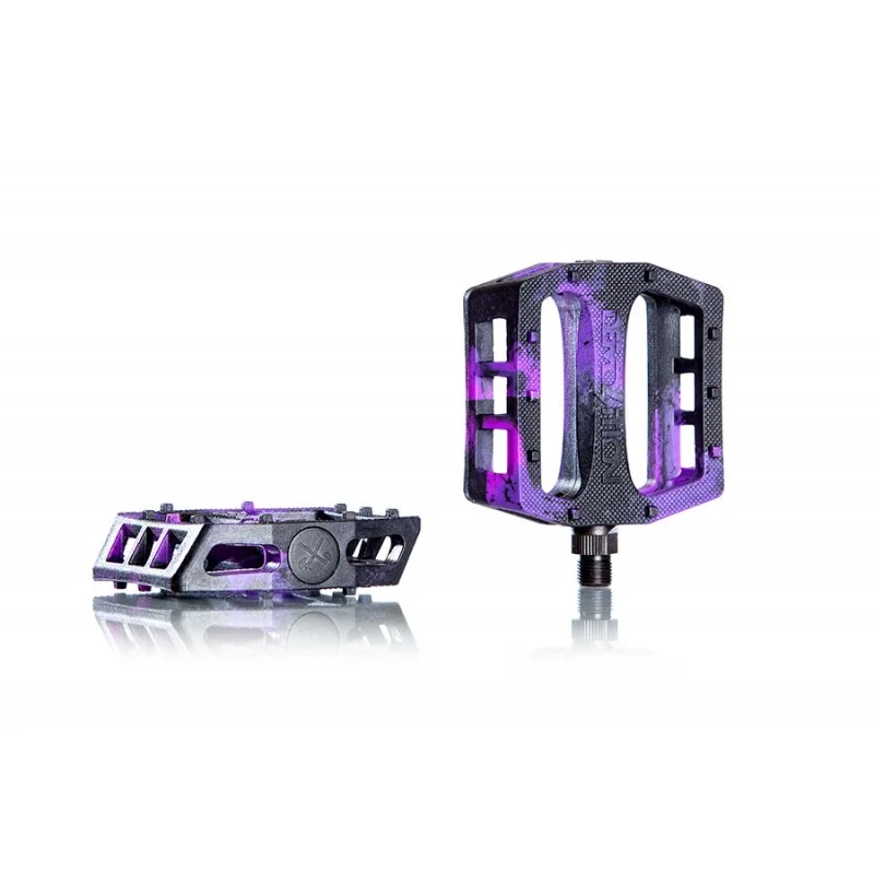 Pédales Demolition Trooper Noir-Violet Marble 3 Pédales Demolition Trooper Noir-Violet Marble
