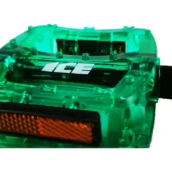 PEDALES ICE FAST 9/16ème Kristal Vertes -Vélo Soldes Magasin pedales ice fast 9 16eme kristal orange 3