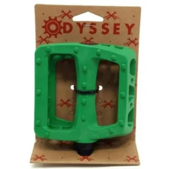 Pédales ODYSSEY Twisted Vert MK -Vélo Soldes Magasin pedales odyssey twisted vert mk 2