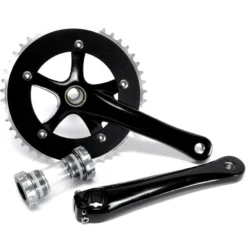 PEDALIER GEN FIXIE 172MM 46T BLK BCD130