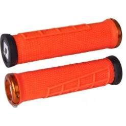 Poignées ODI Elite Flow Lock-On 130mm Orange