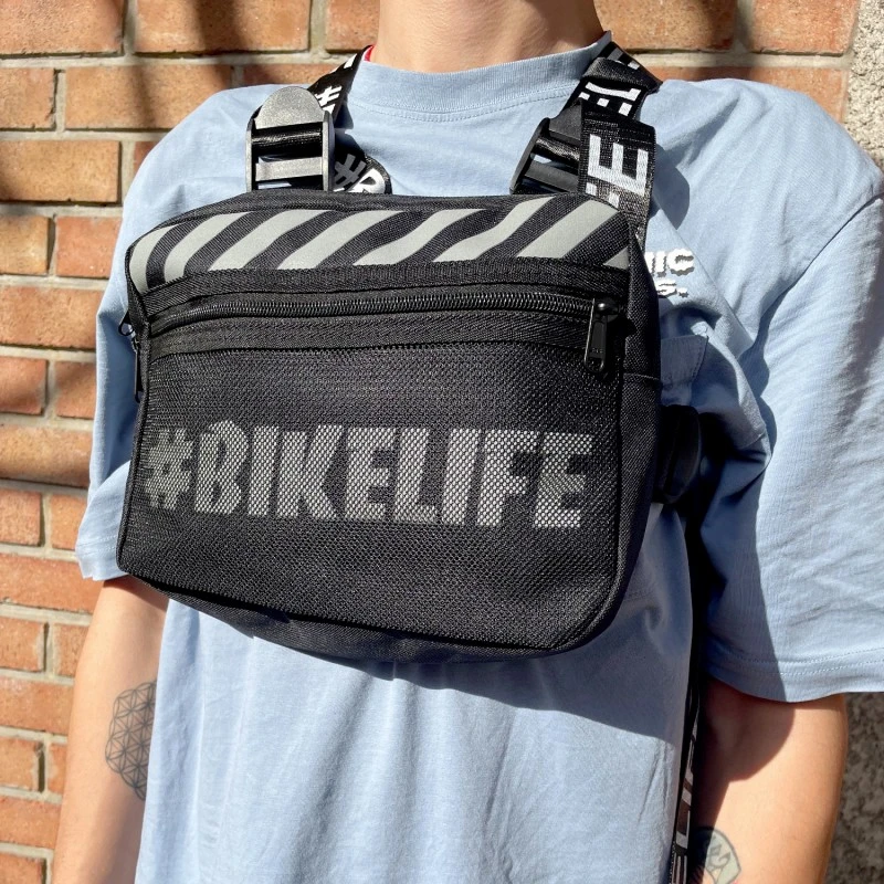 Sacoche BIKELIFE Chest Rig Noire 5 Sacoche BIKELIFE Chest Rig Noire – Image 3