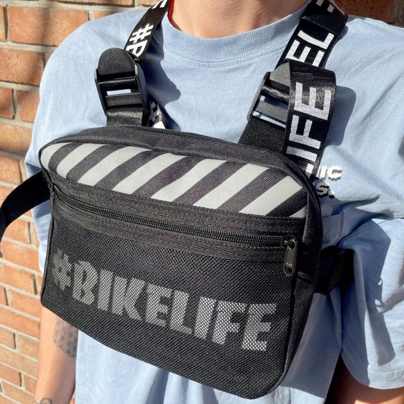 Sacoche BIKELIFE Chest Rig Noire 6 Sacoche BIKELIFE Chest Rig Noire – Image 4