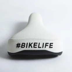 Selle BIKELIFE Grippie Blanche -Vélo Soldes Magasin selle bikelife grippie blanche 3