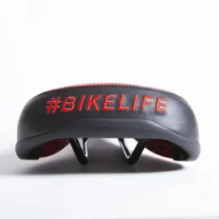 Selle BIKELIFE X PATROX Rouge-Noir -Vélo Soldes Magasin selle bikelife x patrox red black 4