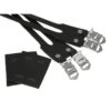 Straps Double BLB Cuir Pour Fixie Ou Vélo à Pignon Fixe - Noirs -Vélo Soldes Magasin straps double blb cuir pour fixie ou velo a pignon fixe noirs