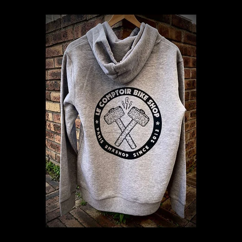 Sweat-shirt LE COMPTOIR 2021 Gris Chiné 4 Sweat-shirt LE COMPTOIR 2021 Gris Chiné – Image 2