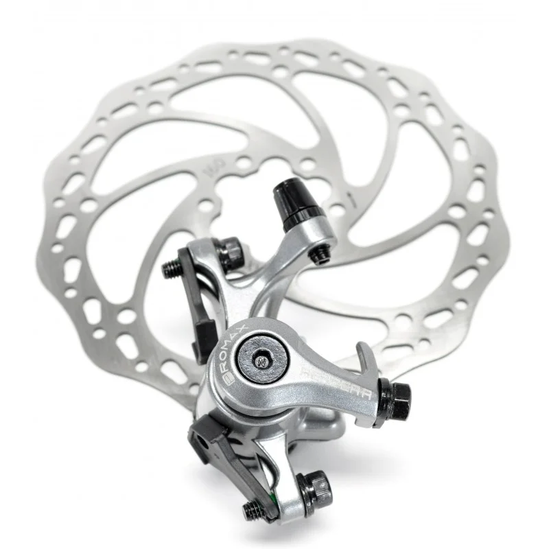 Système De Freins Promax Avant Etrier Méca + Disque 160mm Poli 3 Système De Freins Promax Avant Etrier Méca + Disque 160mm Poli