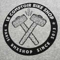 T-SHIRT LE COMPTOIR 2021 Gris Chiné X-Large -Vélo Soldes Magasin t shirt le comptoir 2021 gris chine x large 3
