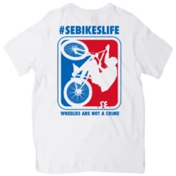 Se-bikes T-shirt SE BIKES Bikelife Blanc