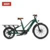 VAE CARGO O2FEEL EQUO POWER 4.1 VERT EMERAUDE -Vélo Soldes Magasin vae cargo o2feel power 41 vert emeraude